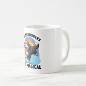 Unicorn Bernedoodles sind magisch Kaffeetasse (VorderseiteRechts)