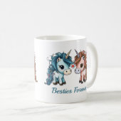 Unicorn Besties Forever Kaffeetasse (VorderseiteRechts)