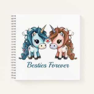 Unicorn Besties Forever Notizblock