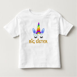 Unicorn Big Sister/ Kleine Schwester Baby Kleinkind T-shirt