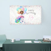 Unicorn Birthday Banner (Messeveranstaltung)