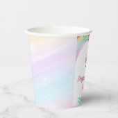 Unicorn Birthday Collection Cups Pappbecher (Vorderseite)