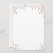 Unicorn Birthday Invitation for Girls Einladung (Rückseite)