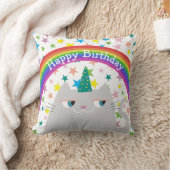 Unicorn Birthday Kissen (Decke)