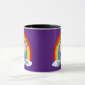 Unicorn BIRTHDAY Lila Tasse (Zentrum)