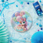 Unicorn Birthday Pappteller (Party)