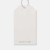 Unicorn Birthday Party Danke Geschenkanhänger (Rückseite)