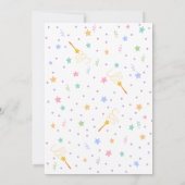 Unicorn Birthday Party Invitation Einladung (Rückseite)