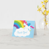 Unicorn Birthday Party Karte (Gelbe Blume)