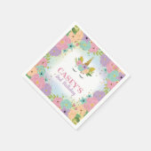 Unicorn Birthday Party Paper Napkins Serviette (Ecke)