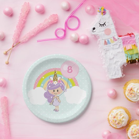 Unicorn Birthday Party Teller (Party)