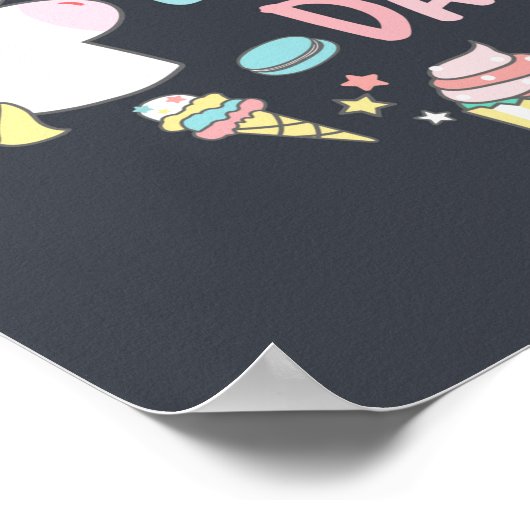 Unicorn Birthday Poster (Ecke)