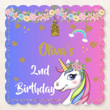 Unicorn Birthday | Rainbow Unicorn-Party