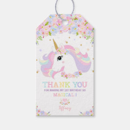 Unicorn Birthday Vielen Dank, dass Sie Gift Tags b Geschenkanhänger