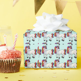 UNICORN BIRTHDAY Wrapping Paper Geschenkpapier