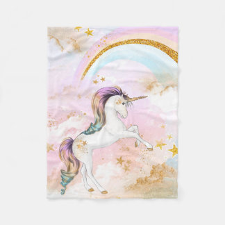 Unicorn Blanket Fleecedecke