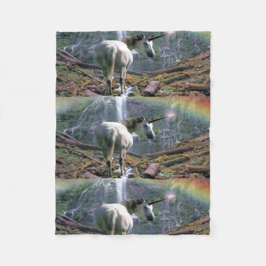 Unicorn Blanket Fleecedecke (Vorderseite)