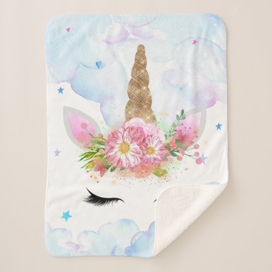 Unicorn Blanket - Sherpa Sherpadecke (Vorderseite)