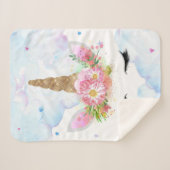 Unicorn Blanket - Sherpa Sherpadecke (Vorderseite (Horizontal))