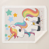 UNICORN BLANKET SHERPADECKE (Vorderseite (Horizontal))