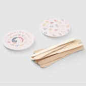Unicorn Blush Florals Kinderdusche Einladungen Fächer (Non-assembled)