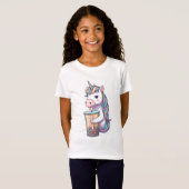 Unicorn Boba T - Shirt (Vorne ganz)