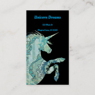 Unicorn-Boho-Stil Visitenkarte
