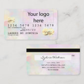 Unicorn Bokee Light Kreditkarte hinzufügen Ihr Log Visitenkarte (Vorne/Hinten)