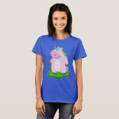 Unicorn Bowling Bowling Ball T-Shirt (Vorne ganz)