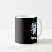 Unicorn Bowling Button Strike Bowling Bowler Bowli Kaffeetasse (VorderseiteRechts)