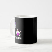 Unicorn Bowling Button Strike Bowling Bowler Bowli Kaffeetasse (Vorderseite Links)