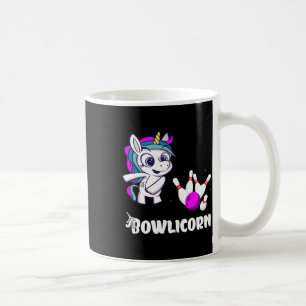 Unicorn Bowling Button Strike Bowling Bowler Bowli Kaffeetasse