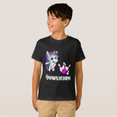 Unicorn Bowling Button Strike Bowling Bowler Bowli T-Shirt (Vorne ganz)
