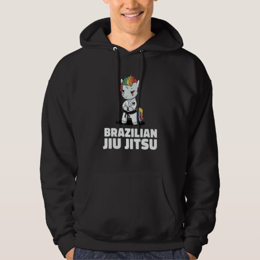 Unicorn Brazilian Jiu Jitsu and Grappling Hoodie (Vorderseite)
