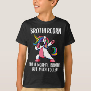 Unicorn Brother Girl Geburtstagsparty Apparel Brot T-Shirt