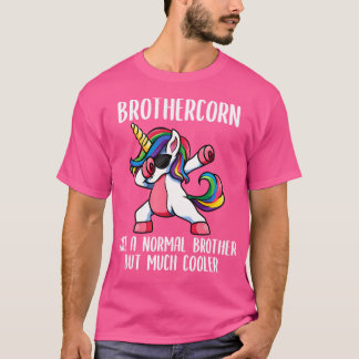 Unicorn Brother Girl Geburtstagsparty Apparel Brot T-Shirt