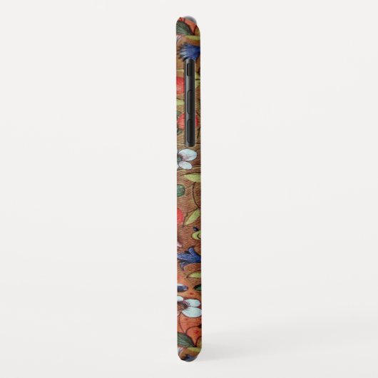 UNICORN Brown Parchment Monogram Case-Mate iPhone Hülle (Hinten/Links)