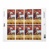 UNICORN BROWN PARCHMENT Monogramm (Vorne)