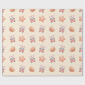 Unicorn Buddies Muster Geschenkpapier (Flach)