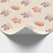 Unicorn Buddies Muster Geschenkpapier (Ecke)