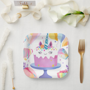 Unicorn Cake Paper Teller