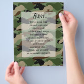 Unicorn Camouflage Flyer (Hand)