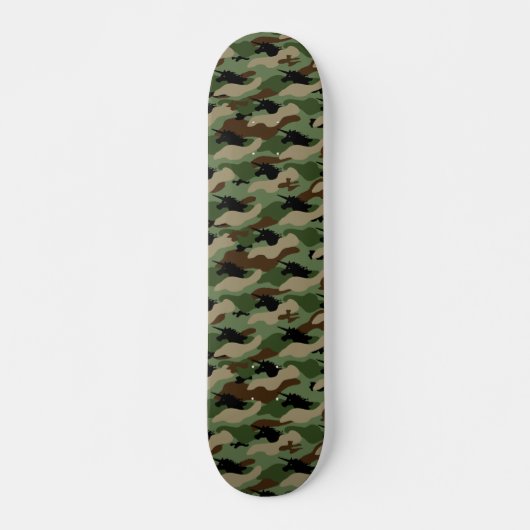 Unicorn Camouflage Skateboard (Vorne)