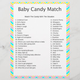 Unicorn Candy Match Baby Showspiel