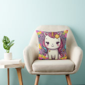 Unicorn Candy Print Kissen (Stuhl )