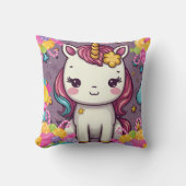 Unicorn Candy Print Kissen (Vorderseite)