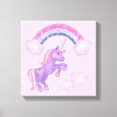 Unicorn Canvas Print Leinwanddruck (Vorderseite)