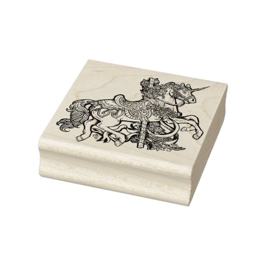 Unicorn Carousel Pferd Gummistempel (Stempel)