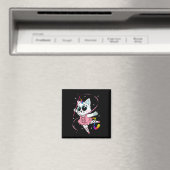 Unicorn Cat Cati Corn Kittycorn Niedlich Kitty Rai Magnet (In Situ (Geschirrspüler))