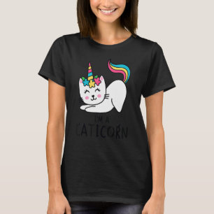 Unicorn Cat I bin ein Caticorn Girl Unicorn T-Shirt
